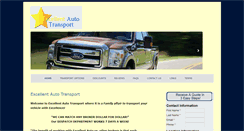 Desktop Screenshot of excellentautotransport.com